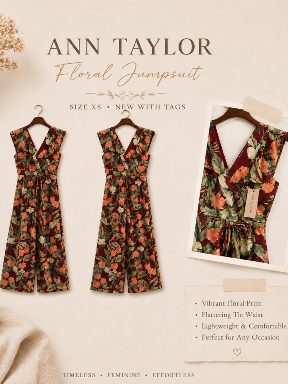 Ann Taylor Jumpsuit- NWT
